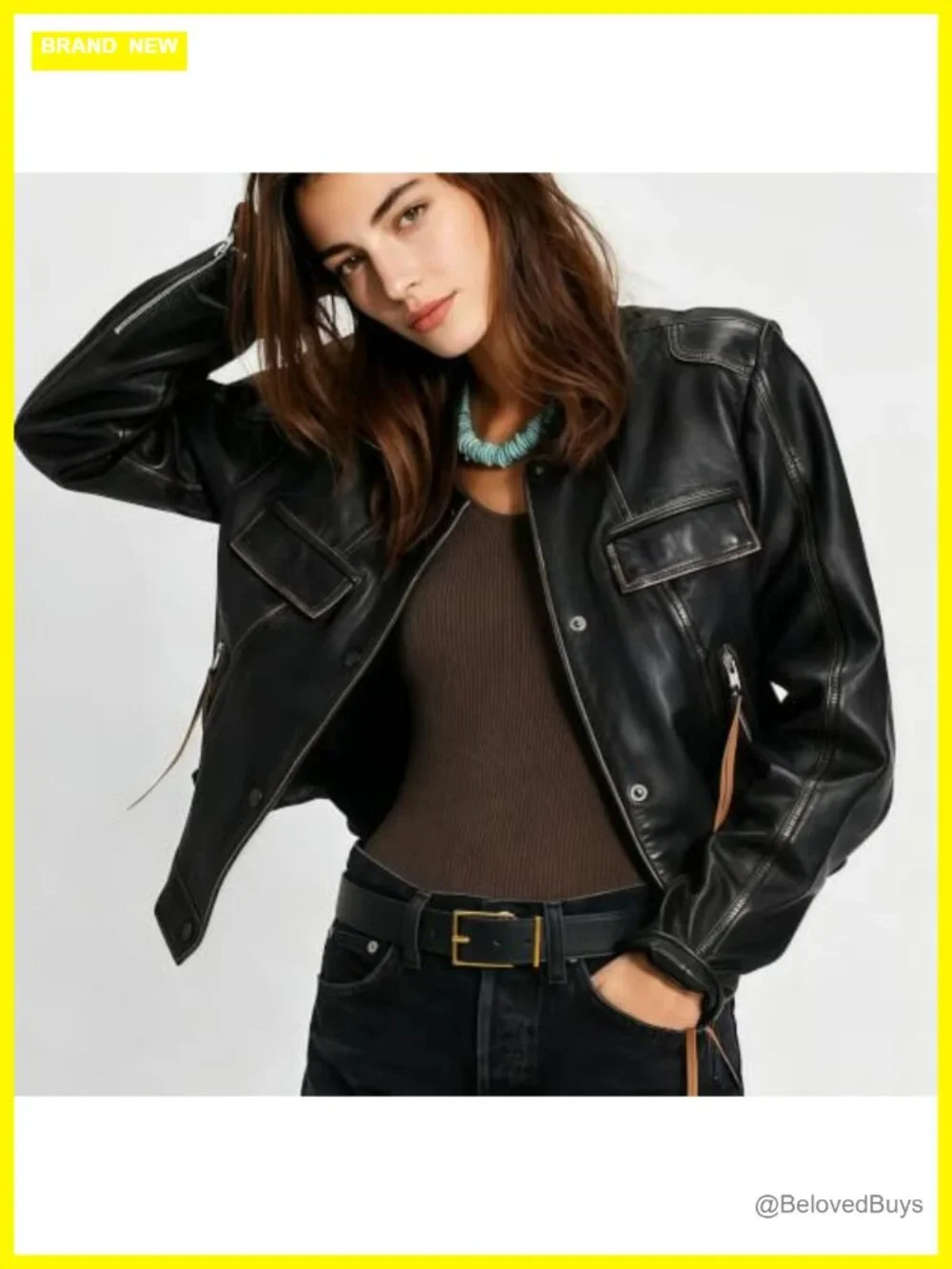 Women Wide Faux Suede Leather Belt Square Buckle for Jeans Dress